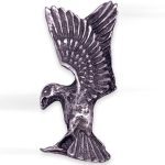 Sterling Silver Left Facing Eagle AA Pendant